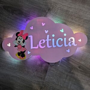 Led lampička pre deti s vastným menom